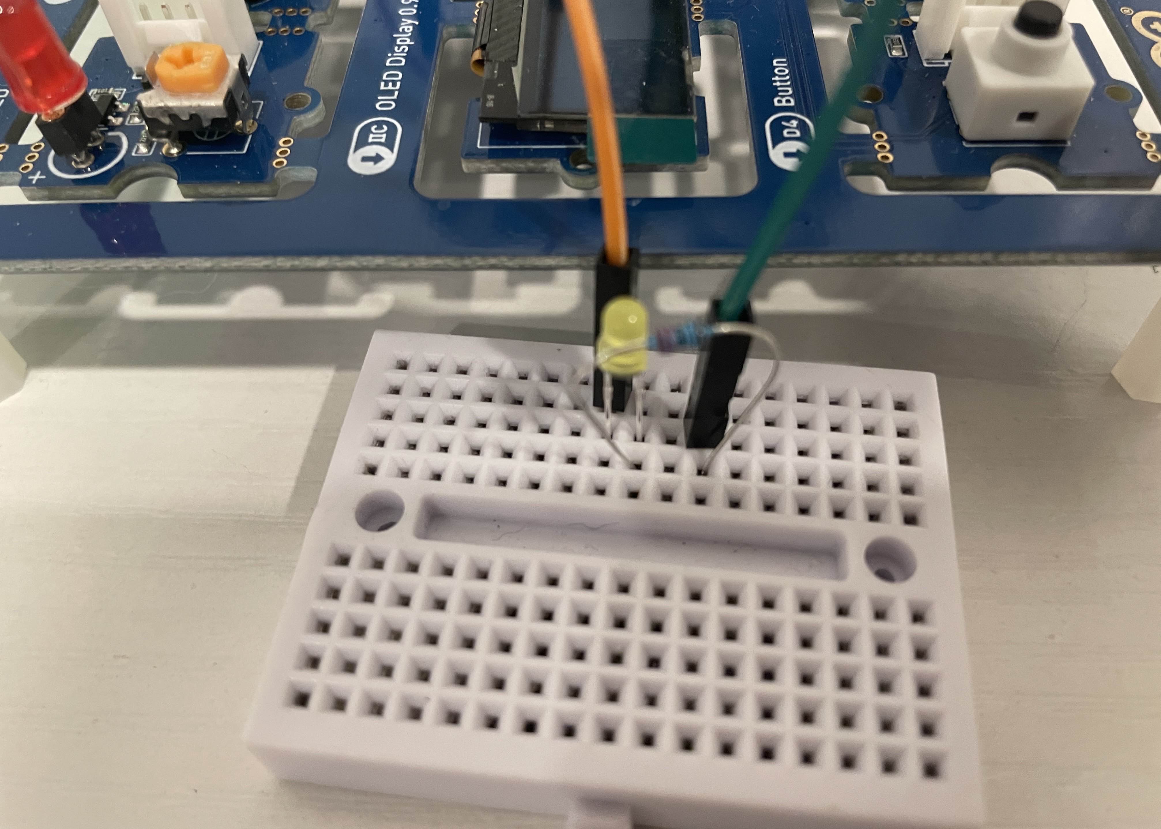 Altered and final breadboard setup